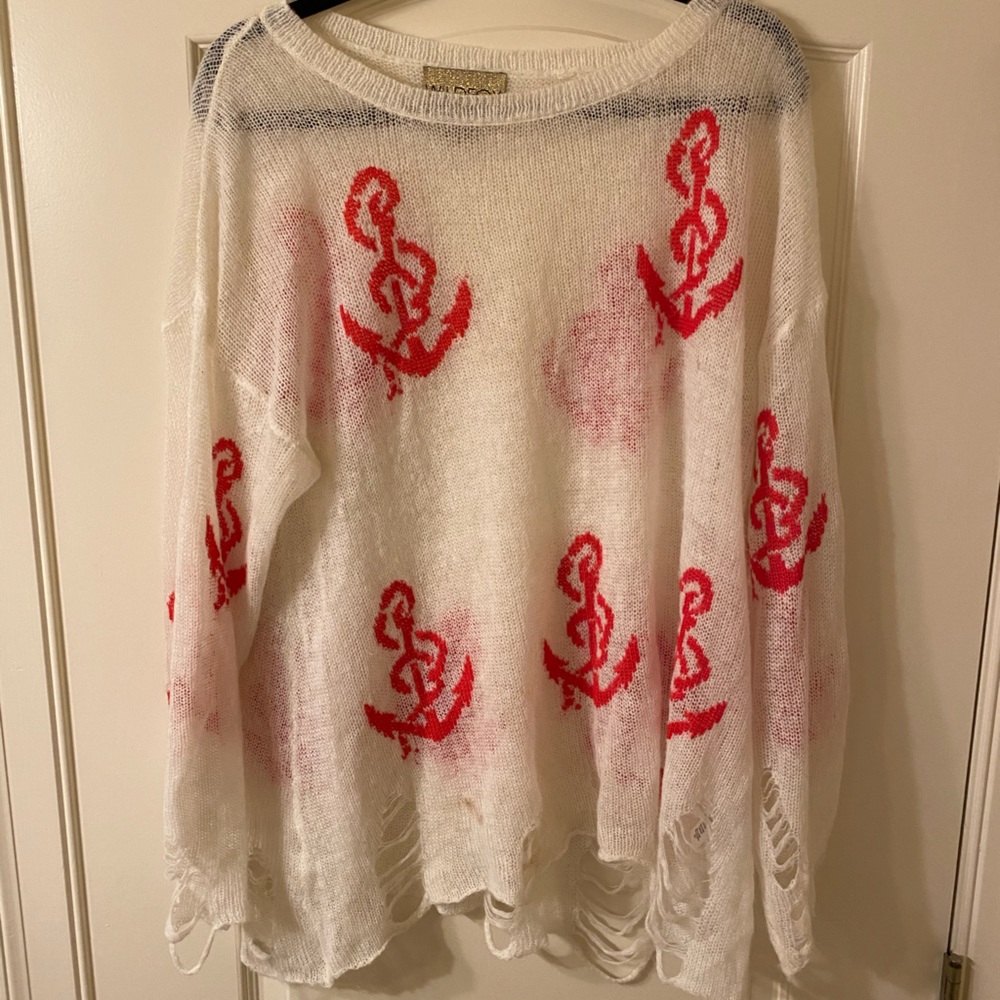 Wild fox anchor sweater
